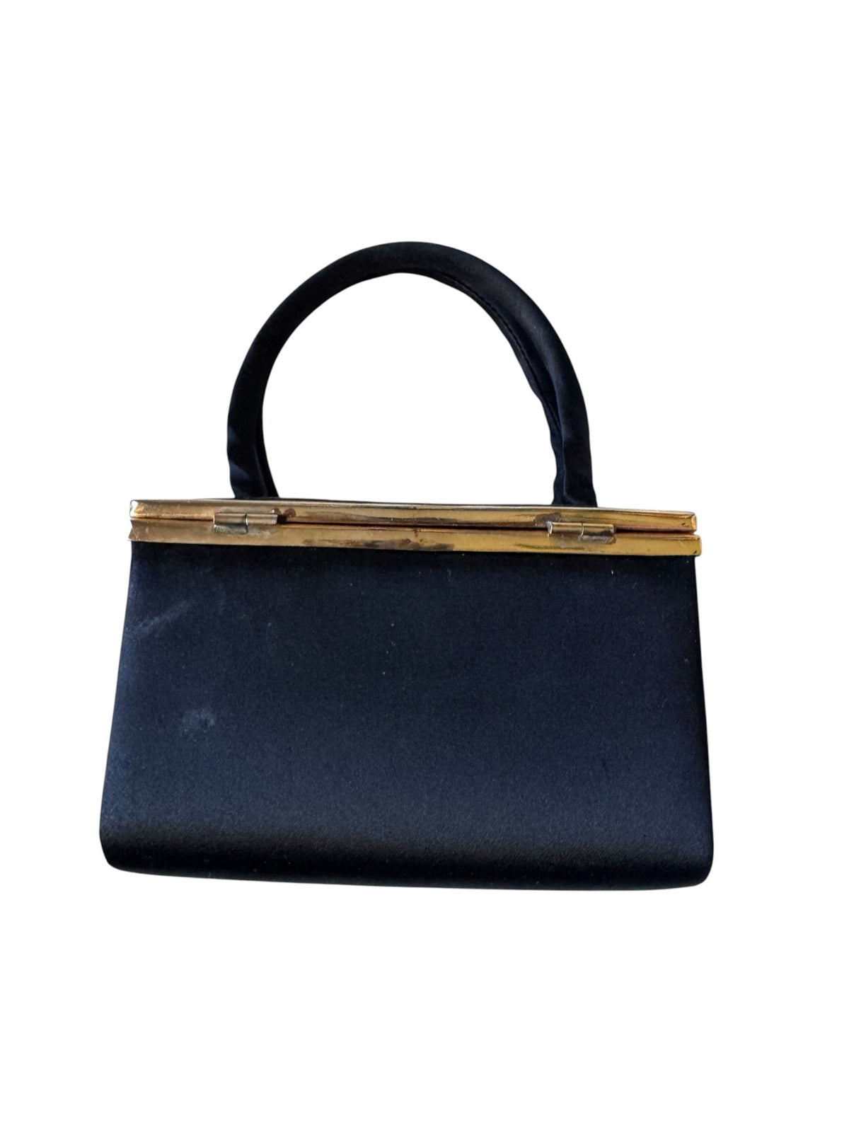 No. 31 Black Satin Vanity Box Purse