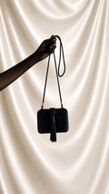 No. 30 Black Satin Tassel Mini