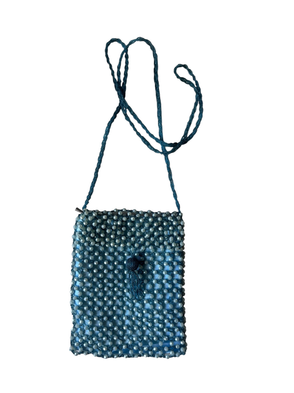 No. 17 The Aquamarine Beaded Bag