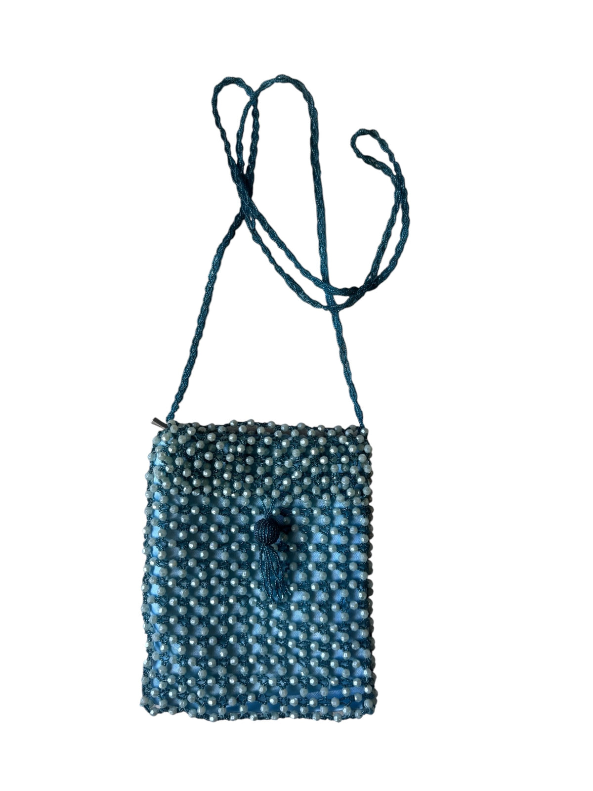 No. 17 The Aquamarine Beaded Bag