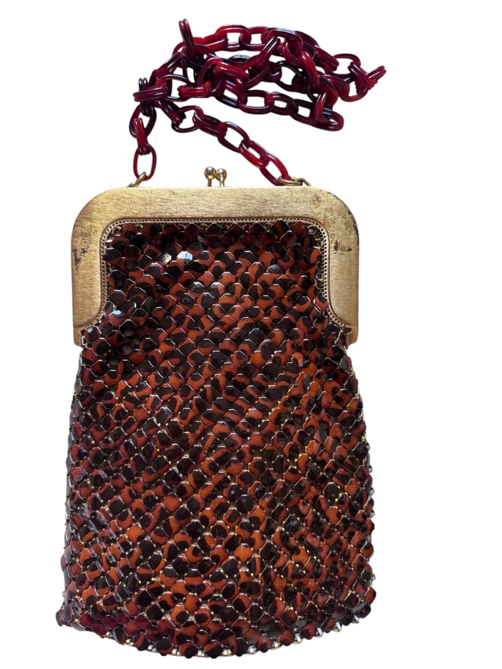 No. 11 The Tortoiseshell Mesh Bag
