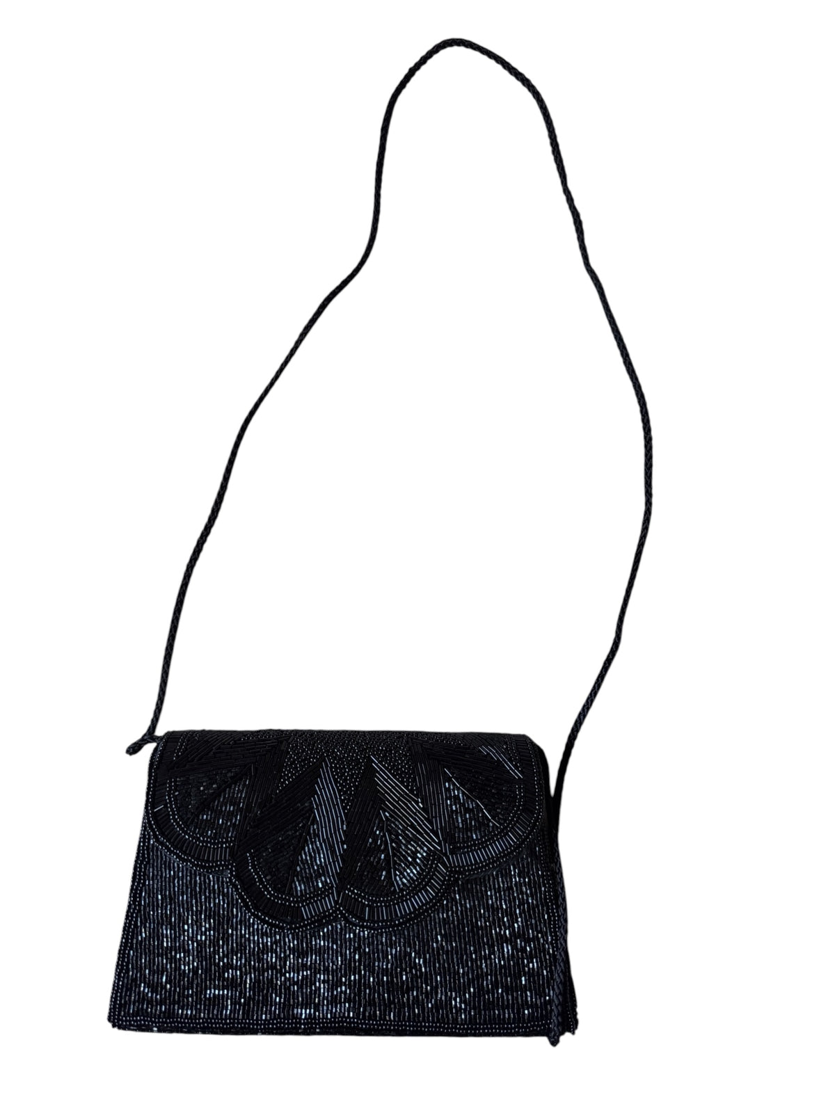 No. 37 Black Beaded Evening Bag