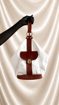 No. 34 Vintage Monogram Canvas Sling Bag