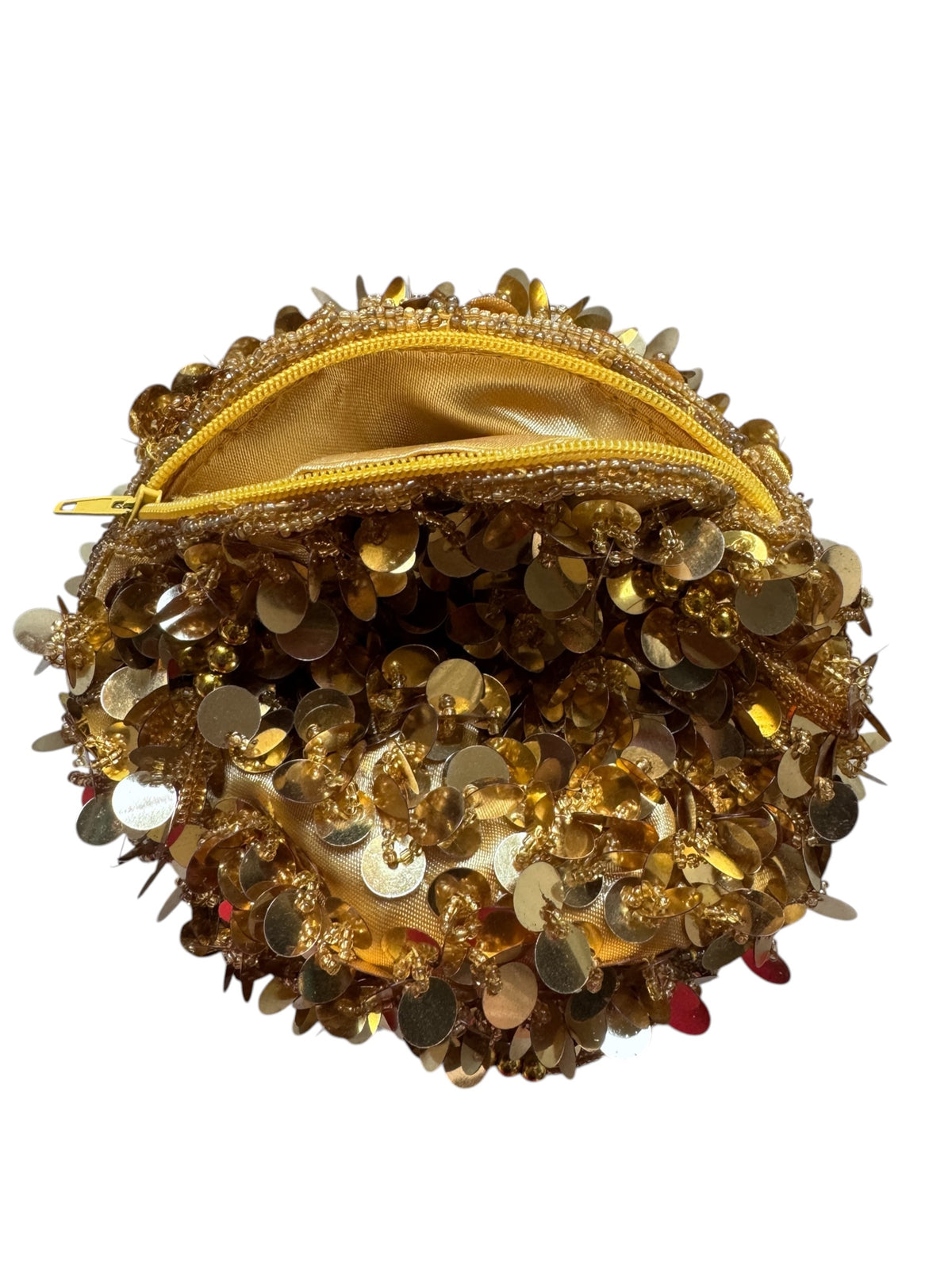 No. 38 Gold Paillette Evening Bag