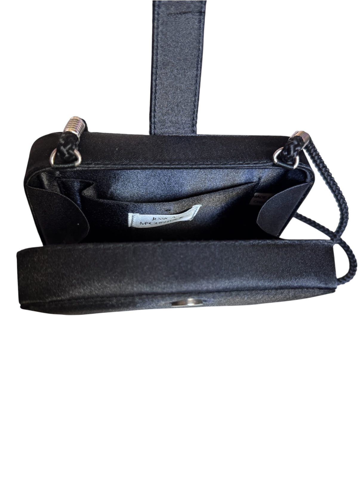 No. 30 Black Satin Tassel Mini