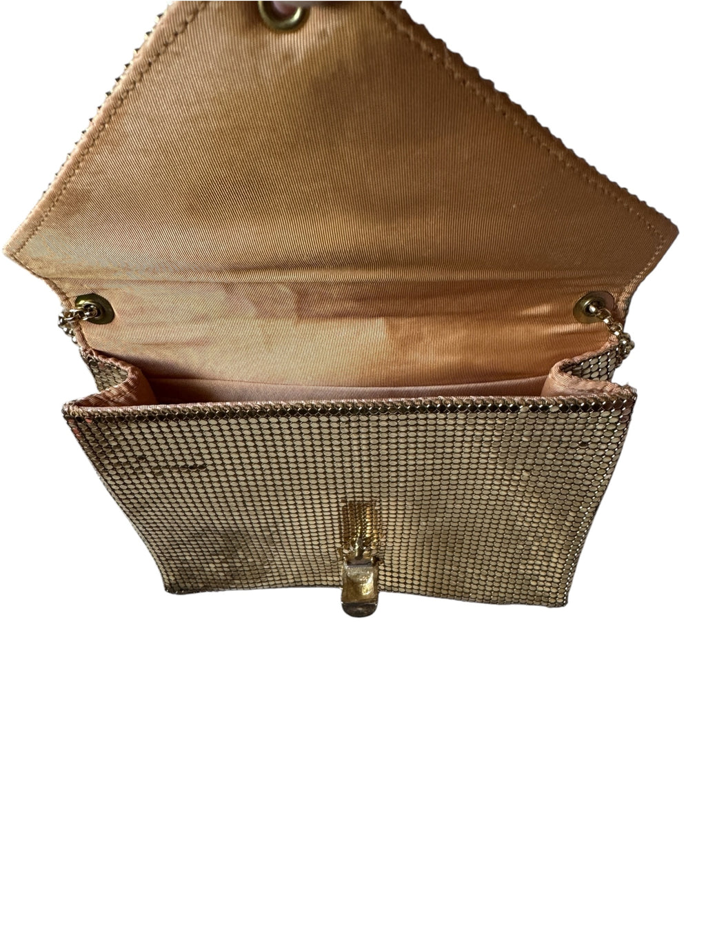 No. 32 Gold Metal Mesh Envelope Bag