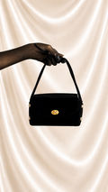 No. 35 Black Velvet Evening Bag + Vanity Set