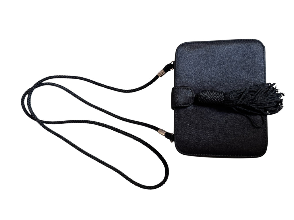 No. 30 Black Satin Tassel Mini