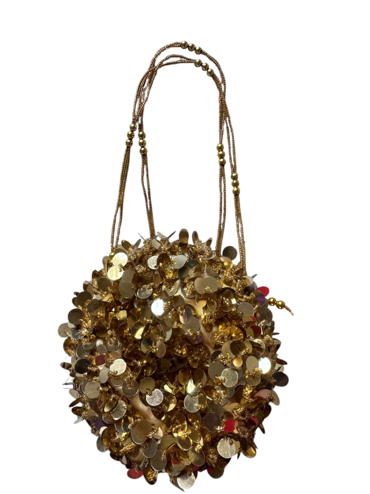 No. 38 Gold Paillette Evening Bag