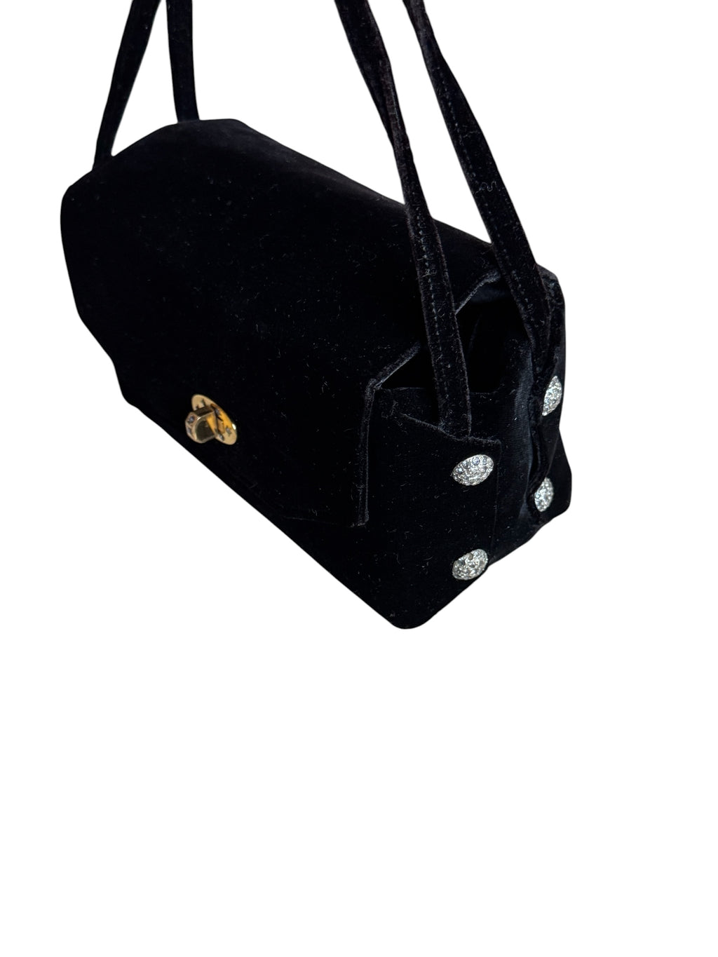 No. 35 Black Velvet Evening Bag + Vanity Set
