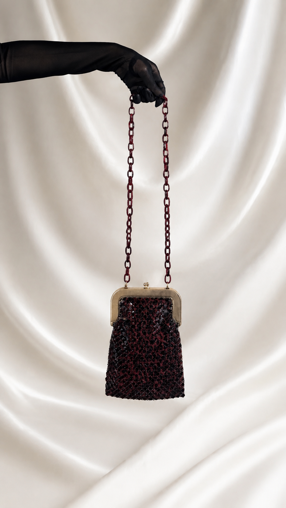 No. 11 The Tortoiseshell Mesh Bag